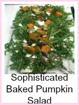 Baked Pumpkin Apple Salad