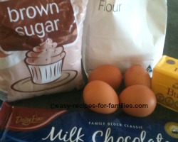 Ingredients for best brownie recipe