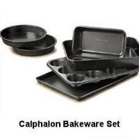 Calphalon Bakeware Set of 6 pieces. Non Stick, Heavy Gauge Steel. CLICK HERE FOR MORE DETAILS.