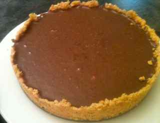 Grandma's no-bake chocolate pie