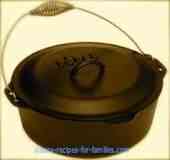 A Dutch Oven for easy camping recipes