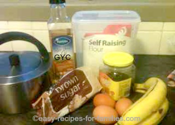 Easy Banana Pudding Ingredients