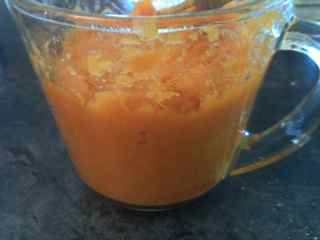 Pureed pumpkin for easy pumpkin bread