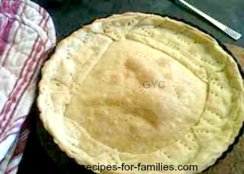 Baked traditional pumpkin pie 