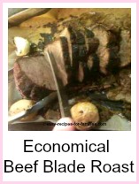 how to cook an economical roast blade beef