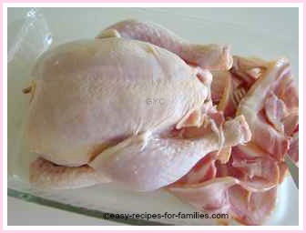 ingredients for this easy roast chicken