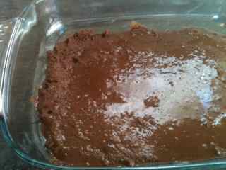 Homemade Candy Recipes - Chocolate Coconut Cherry Squares - Melted Chocolate in Base of mold