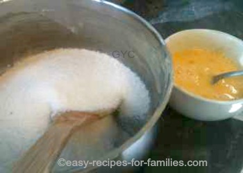 Homemade Cookie Recipe - Coconut Drops - Mix the ingredients