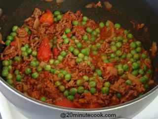 Ground beef recipe cooked in 20 minutes.