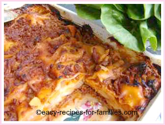 lasagna with sweet potato