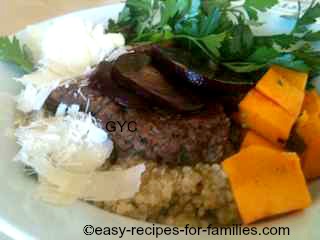 pork chops with sweet potato sides