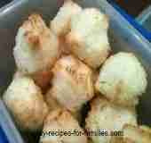 Macaroons, one of our kids cooking recipes