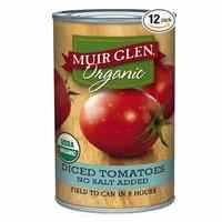 Muir Glen Tomatoes  - Organic and Diced in 14.5 oz cans in a pack of 12.  CLICK HERE FOR MORE DETAILS