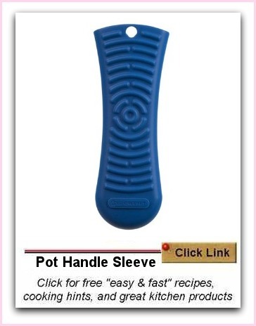 Pot Handle Sleeve Blue by Le Creuset
