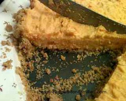 Pumpkin Cheesecake Recipe Served