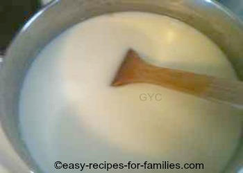 Learn How To Make White sauce for the pumpkin lasagna
