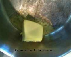 Melt butter in a saucepan