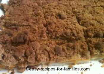 Cut into pumpkin pie squares