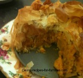 Elegant Pumpkin Pie in Filo Pastry