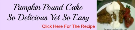 Pumpkin Pound Cake Personal Ad