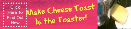 personal ad for cheese toast made in a toaster