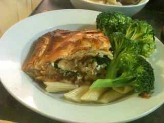 Plated ground beef wellington, an elegant recipe for ground beef