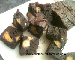 Slice up brownie bar