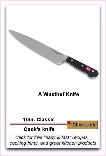 A Wusthof Classic Knife - 10 in. long