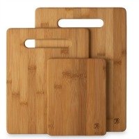 Bamboo Cutting Board, comes in a set of 3. All natural. Attractive, strong and durable. CLICK HERE FOR MORE DETAILS