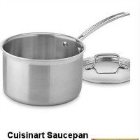 Cuisinart Saucepan - 4 Quart Multiclad Steel. CLICK HERE FOR MORE DETAILS