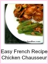 thumbs for easy french recipe, of chicken chausseur plated