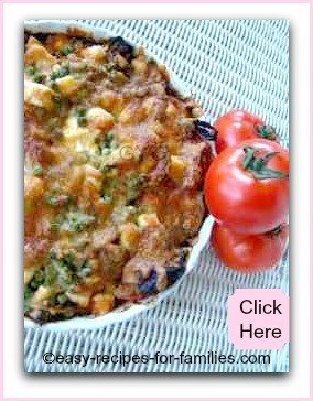 This healthy vegetarian recipe is a tomato au gratin