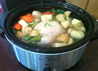 My Mom's homemade chicken soup recipe.