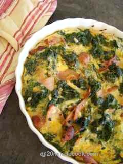 Learn how to cook a quiche - this one is gluten free.