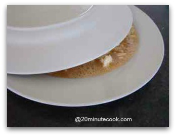 Cover with the second dinner plate