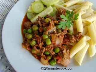 Learn how to cook ground beef like this yummy savory mince