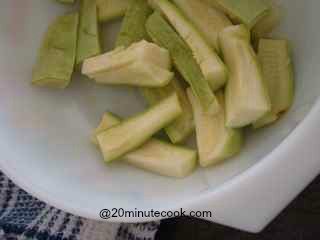 zucchini cooked in the microwave