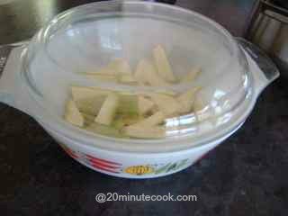 Or, cook zucchini in the microwave oven