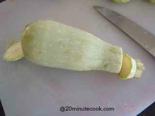 Top and Tail the Zucchini