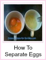 Learn how to separate eggs