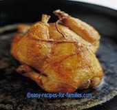 A roast chicken from easy chicken recipes