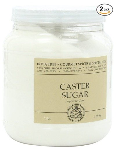 India Tree Caster Sugar 3 lb, 2 pack