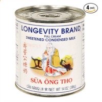 Longevity Condensed Milk 14 0z Sweetened. 4 in a pack.  CLICK HERE FOR MORE DETAILS