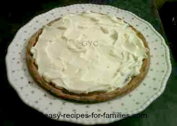 whipped cream topping a low fat pumpkin pie