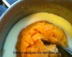 Make the Pie Filling for the No Bake Pumpkin Pie