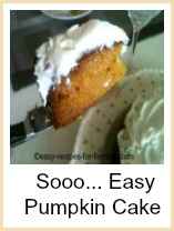 Pumpkin Cake - Delicous and so easy to make!