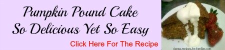 Pumpkin Pound Cake Personal Ad
