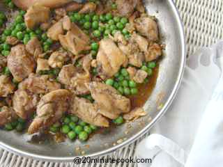 chicken tenderloin chunks in a skillet.